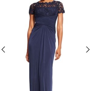 Adrianna Papell size 10 navy blue